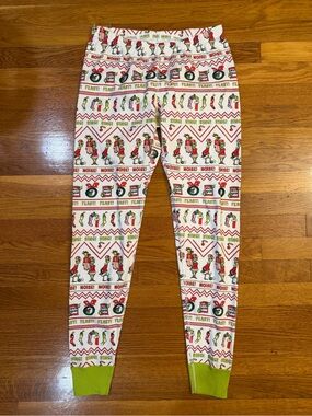 Hanna Andersson Dr. Seuss Grinch Fair Isle Jogger Pajama Pants - Size Small